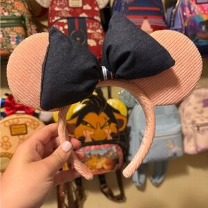 Disney Pink and Navy Minnie Mouse Ears Headband